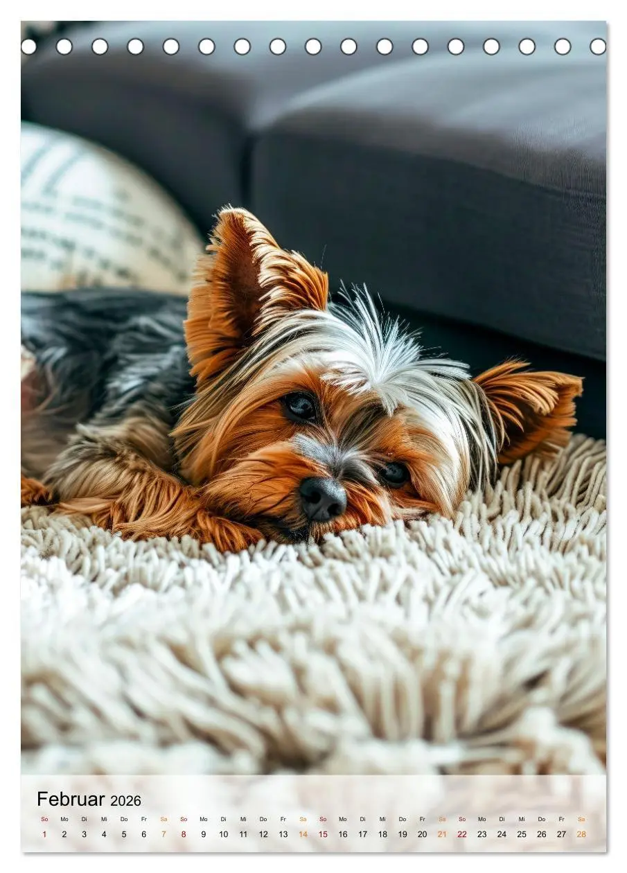 Bild: 9783516287462 | Yorkshire Terrier - ein Hund mit starkem Charakter (Tischkalender...