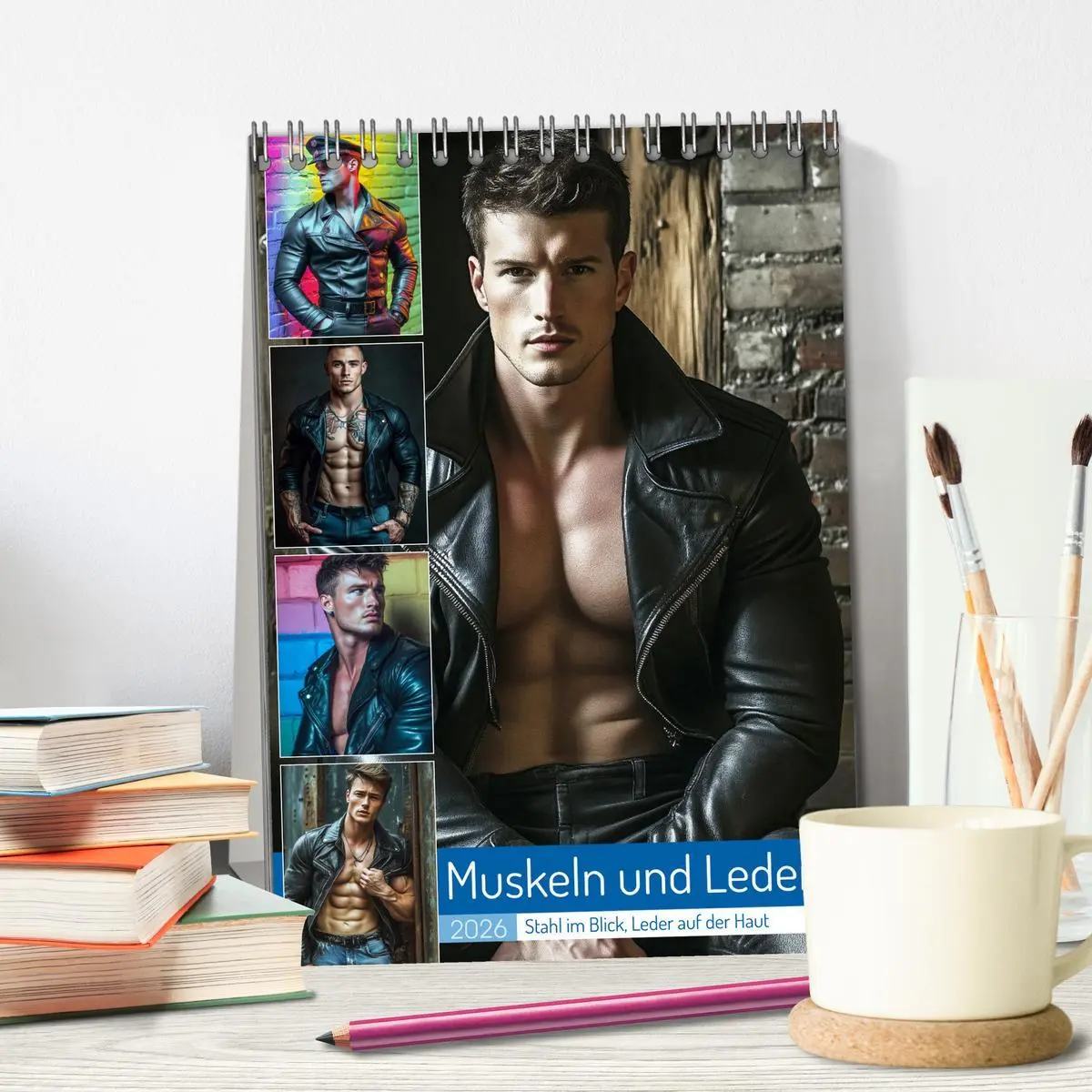 Bild: 9783516597462 | Muskeln und Leder (Tischkalender 2026 DIN A5 hoch), CALVENDO...