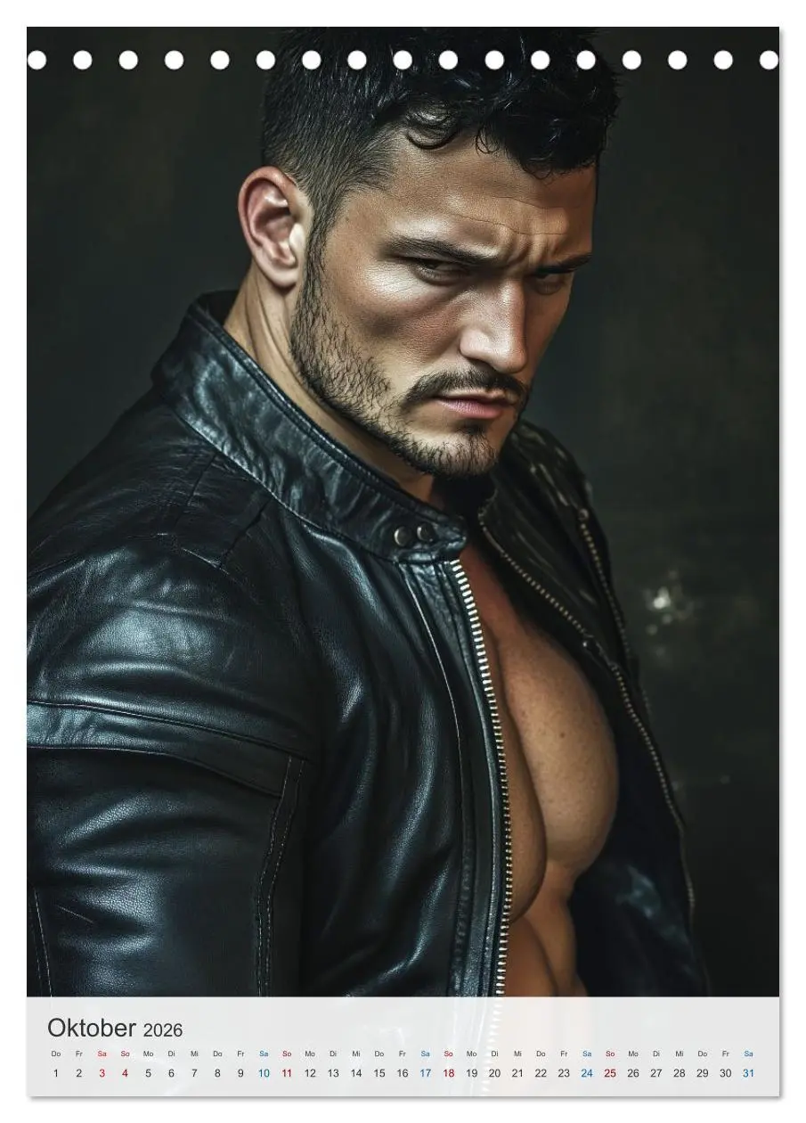 Bild: 9783516597462 | Muskeln und Leder (Tischkalender 2026 DIN A5 hoch), CALVENDO...