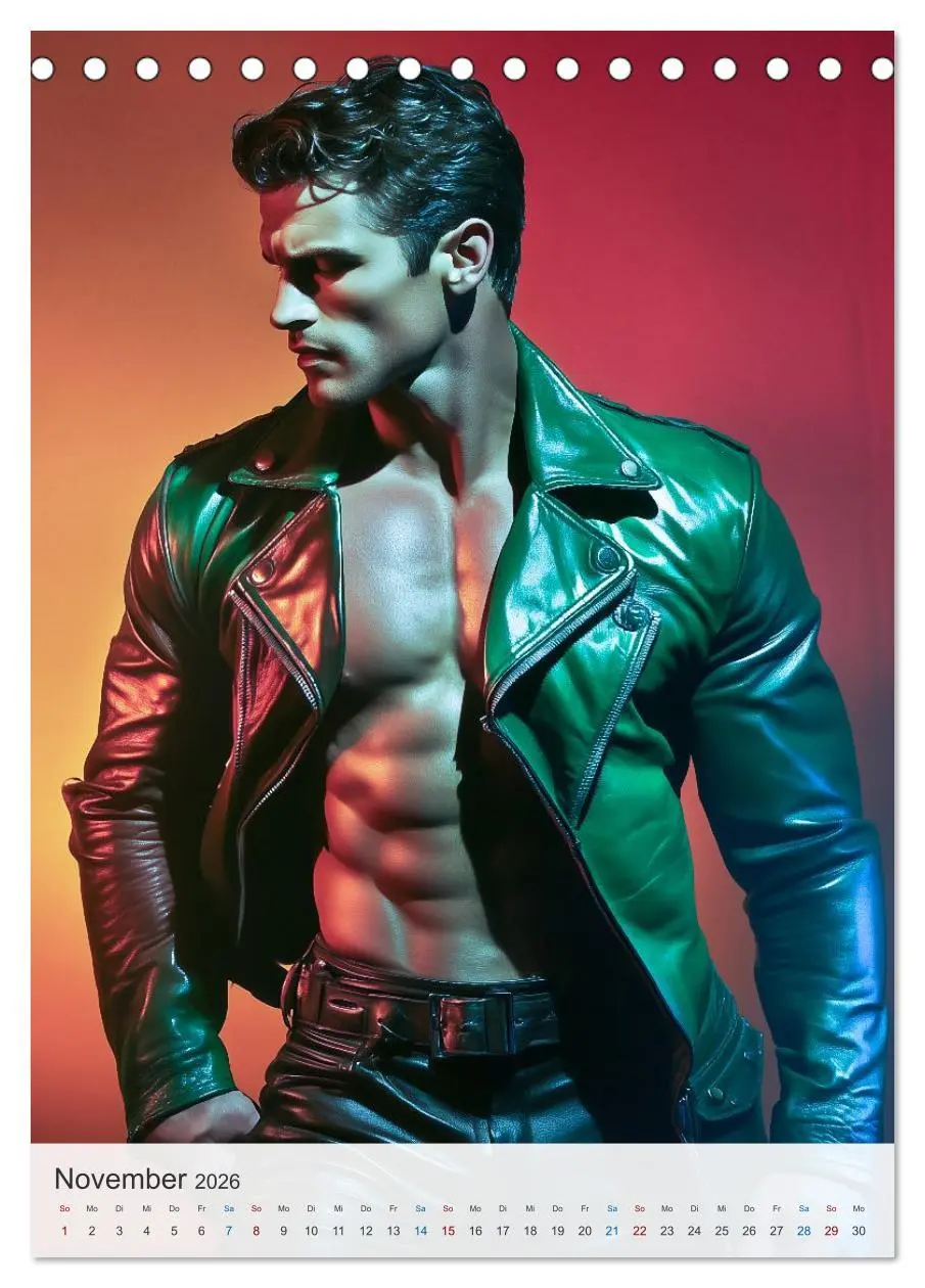 Bild: 9783516597462 | Muskeln und Leder (Tischkalender 2026 DIN A5 hoch), CALVENDO...