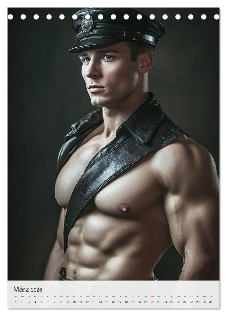 Bild: 9783516597462 | Muskeln und Leder (Tischkalender 2026 DIN A5 hoch), CALVENDO...