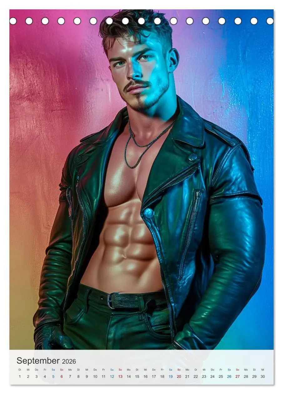 Bild: 9783516597462 | Muskeln und Leder (Tischkalender 2026 DIN A5 hoch), CALVENDO...