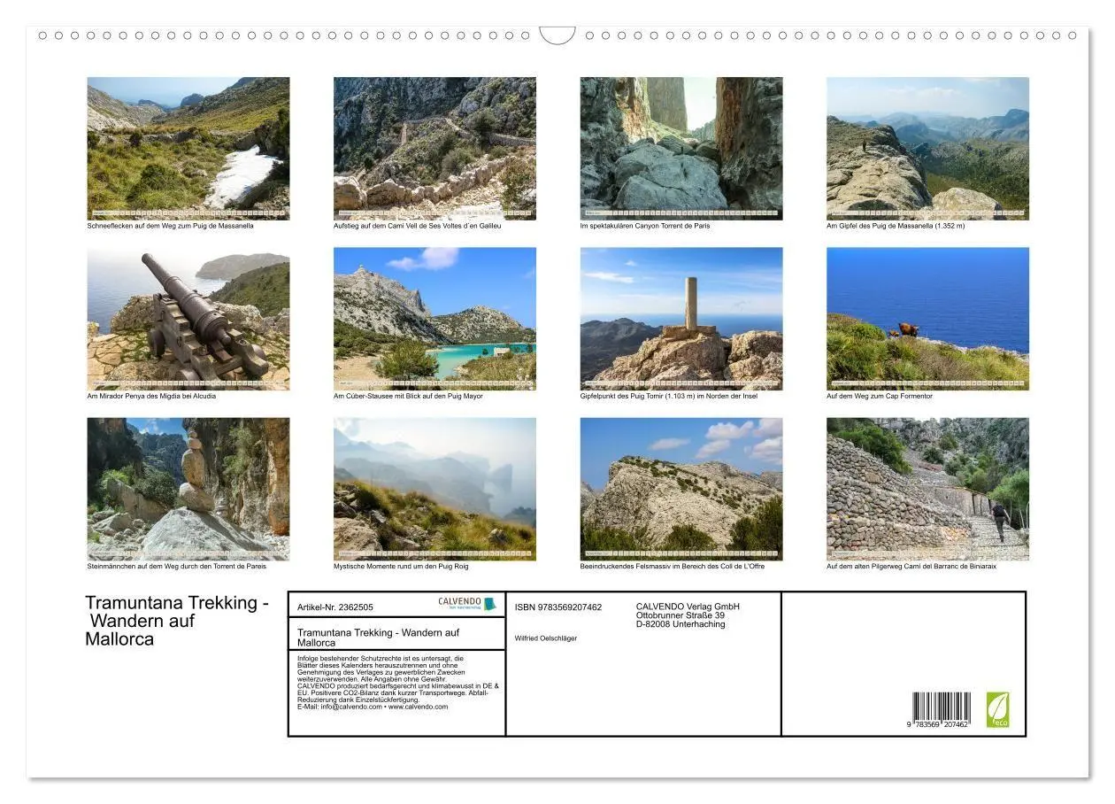 Bild: 9783569207462 | Tramuntana Trekking - Wandern auf Mallorca (Wandkalender 2027 DIN...