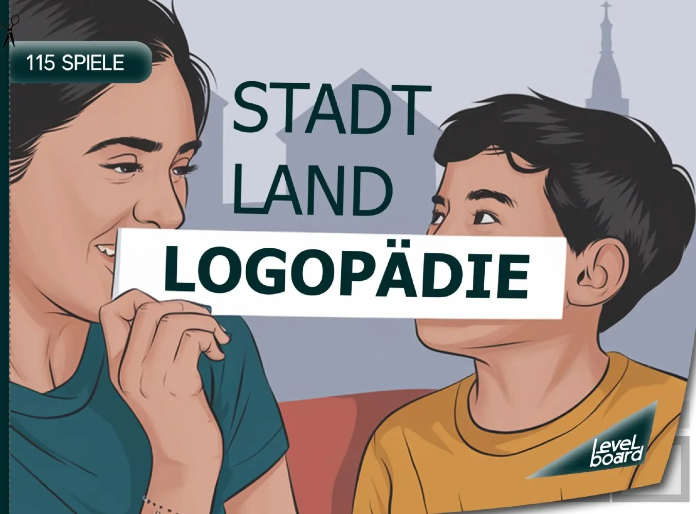 Cover: 9783693197462 | Stadt, Land, Logopädie - 115 Spielblöcke | levelBoard Spiele | Buch