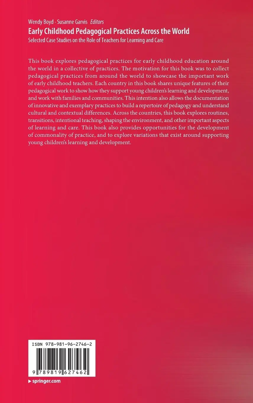 Rückseite: 9789819627462 | Early Childhood Pedagogical Practices Across the World | Buch | xvi