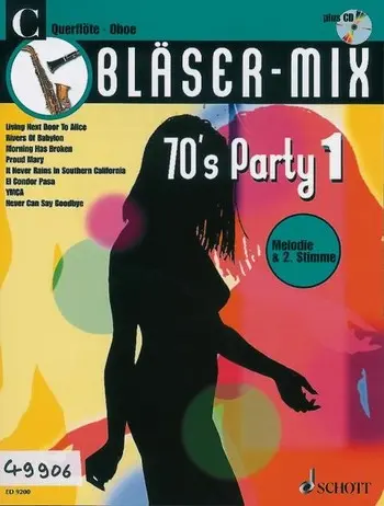 Cover: 9790001127462 | Bläser-Mix (+CD): 70's Party 1 für C-Instrumente (Melodie und 2....