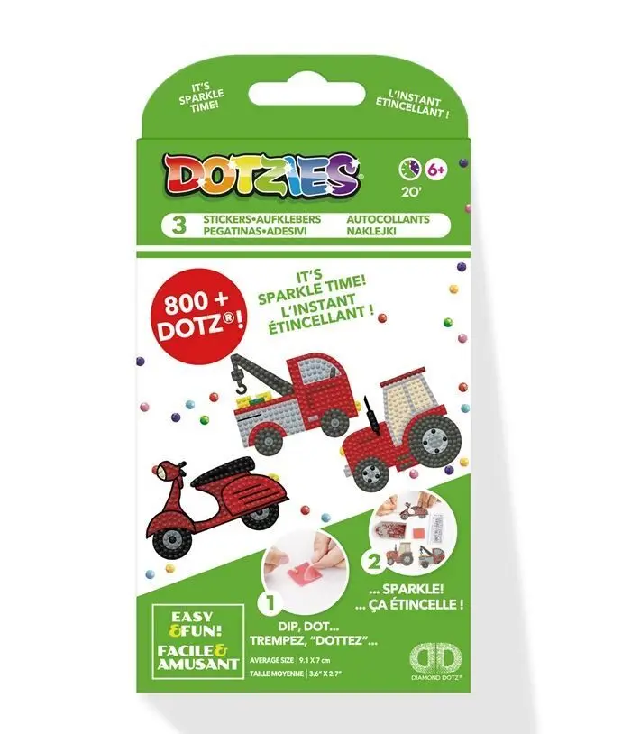 Cover: 4895225927562 | DOTZIES BY DIAMOND DOTZ - Diamond Painting Sticker Fahrzeuge | 2025