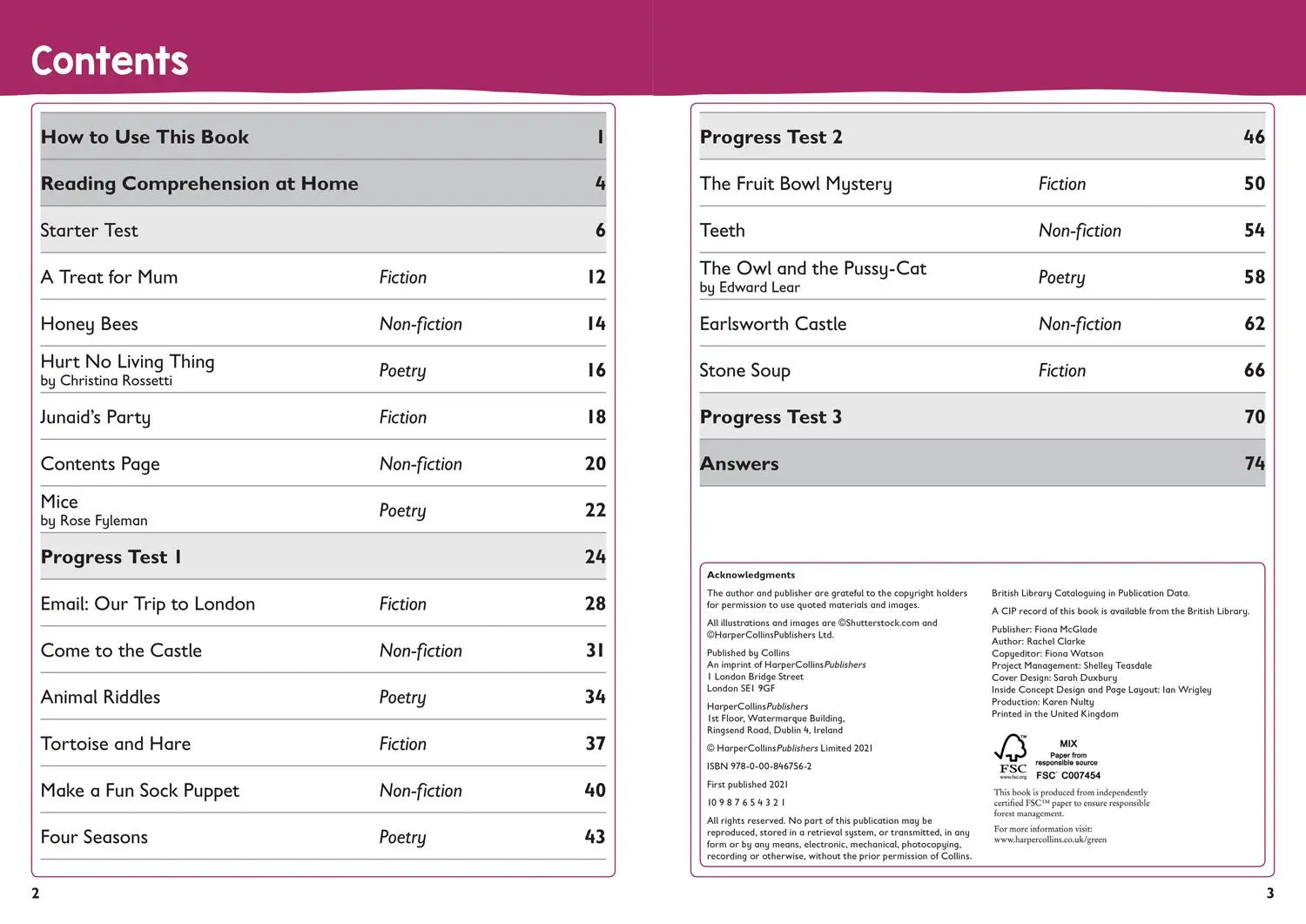 Bild: 9780008467562 | Year 2 Reading Comprehension Targeted Practice Workbook | Collins Ks1