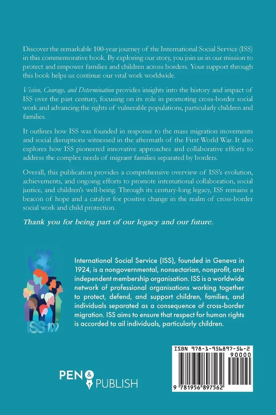 Rückseite: 9781956897562 | Vision, Courage, and Determination | International Social Service