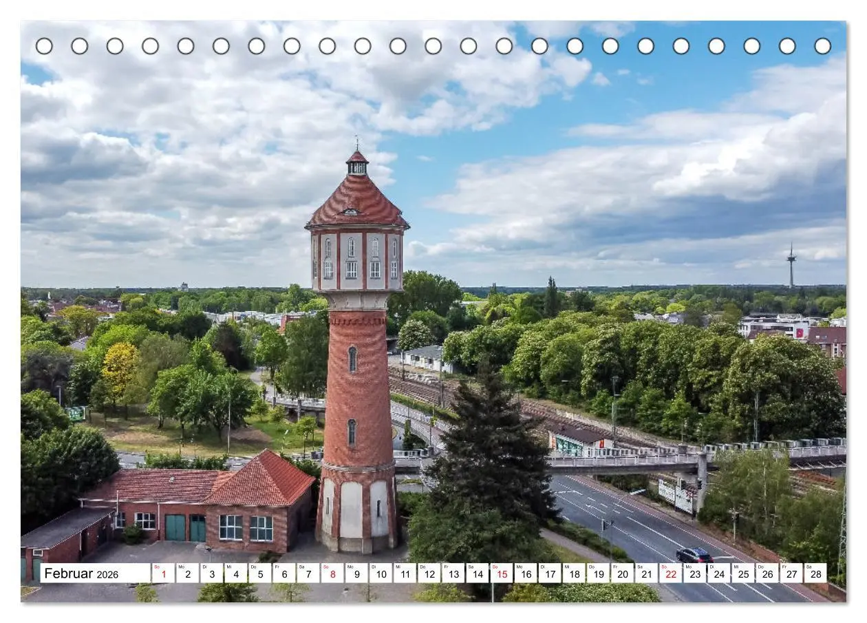 Bild: 9783457497562 | Lingen Ems (Tischkalender 2026 DIN A5 quer), CALVENDO Monatskalender