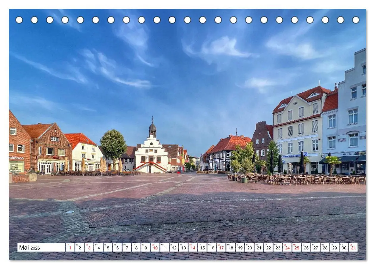 Bild: 9783457497562 | Lingen Ems (Tischkalender 2026 DIN A5 quer), CALVENDO Monatskalender