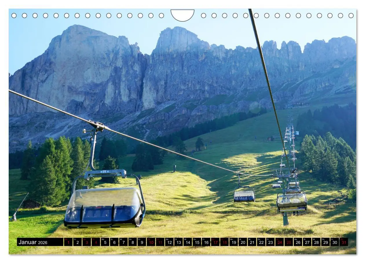 Bild: 9783457567562 | Wandern im Rosengarten und Latemar (Wandkalender 2026 DIN A4 quer),...