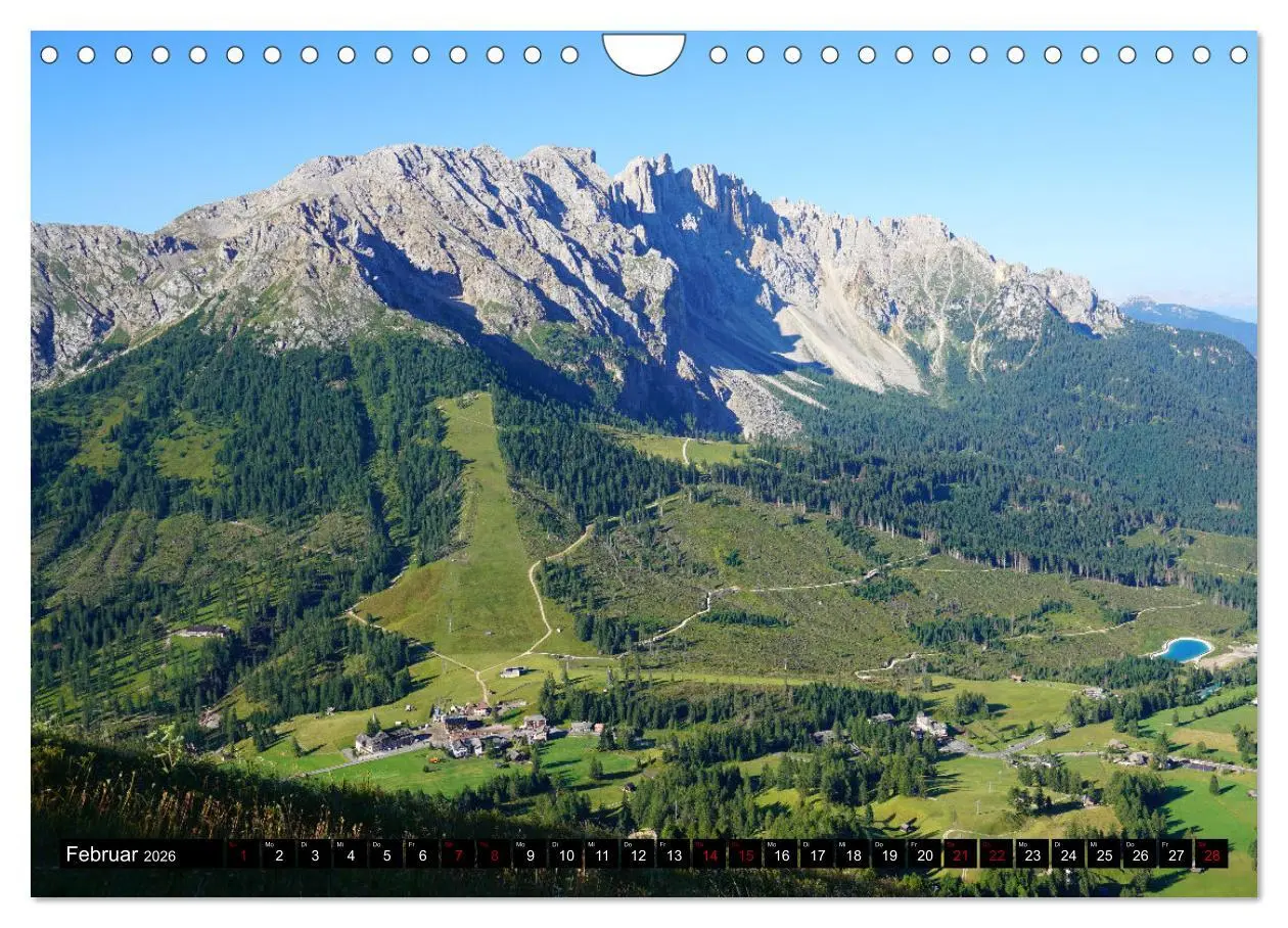 Bild: 9783457567562 | Wandern im Rosengarten und Latemar (Wandkalender 2026 DIN A4 quer),...