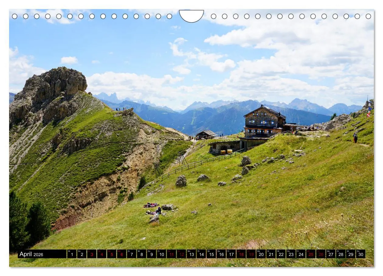 Bild: 9783457567562 | Wandern im Rosengarten und Latemar (Wandkalender 2026 DIN A4 quer),...