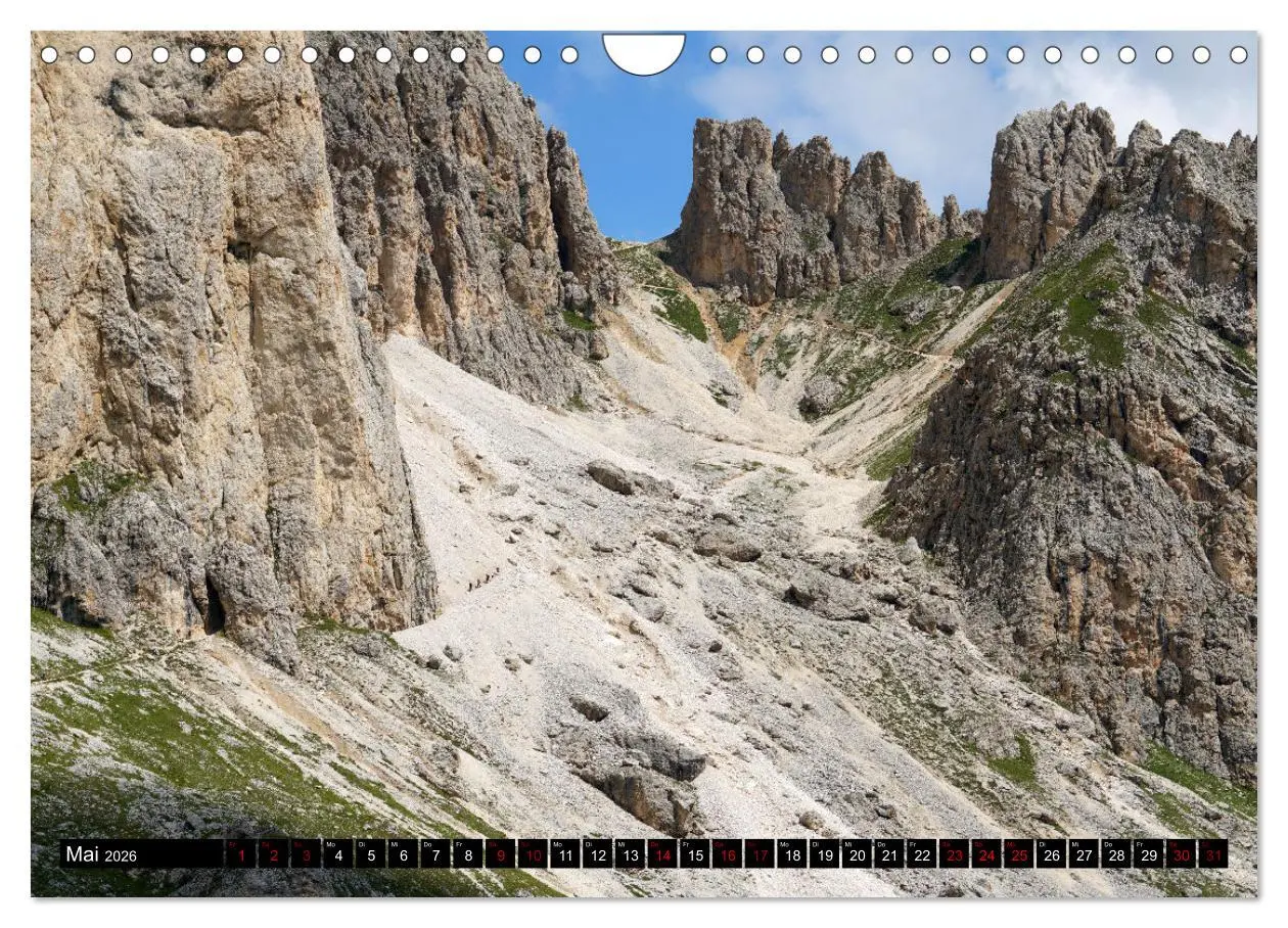 Bild: 9783457567562 | Wandern im Rosengarten und Latemar (Wandkalender 2026 DIN A4 quer),...