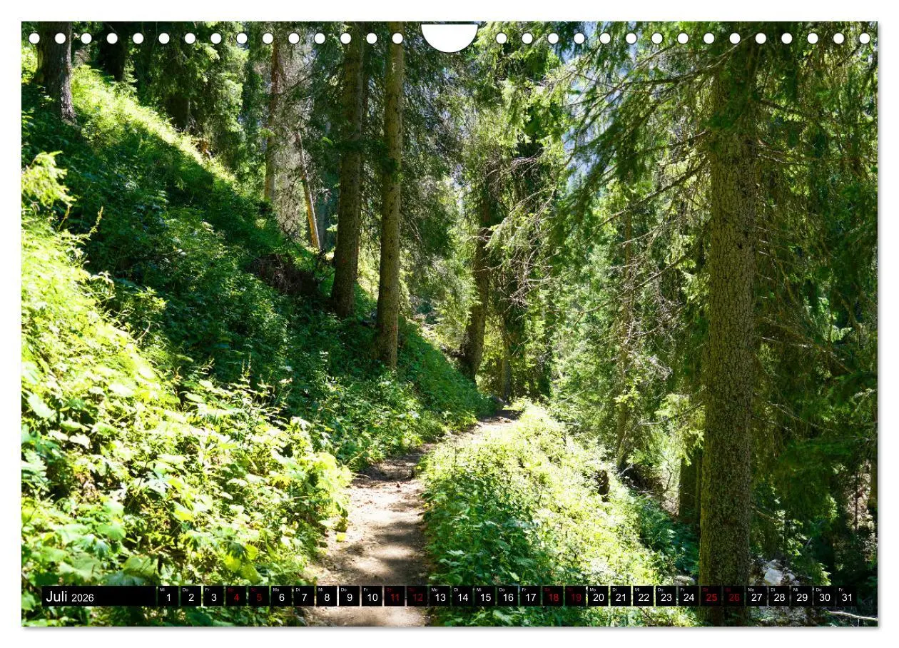 Bild: 9783457567562 | Wandern im Rosengarten und Latemar (Wandkalender 2026 DIN A4 quer),...