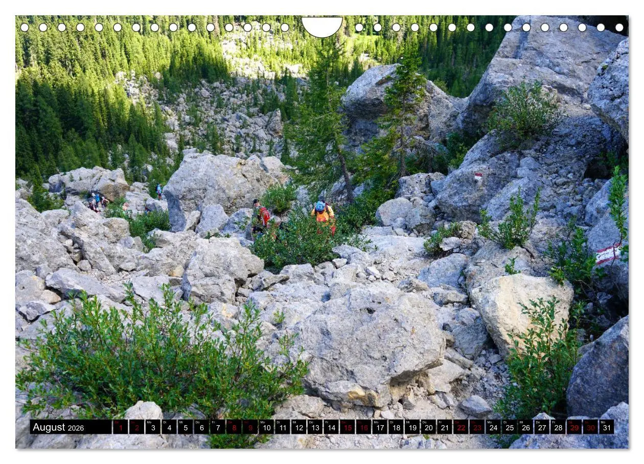 Bild: 9783457567562 | Wandern im Rosengarten und Latemar (Wandkalender 2026 DIN A4 quer),...