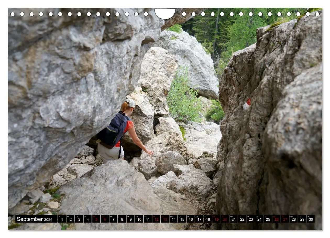 Bild: 9783457567562 | Wandern im Rosengarten und Latemar (Wandkalender 2026 DIN A4 quer),...