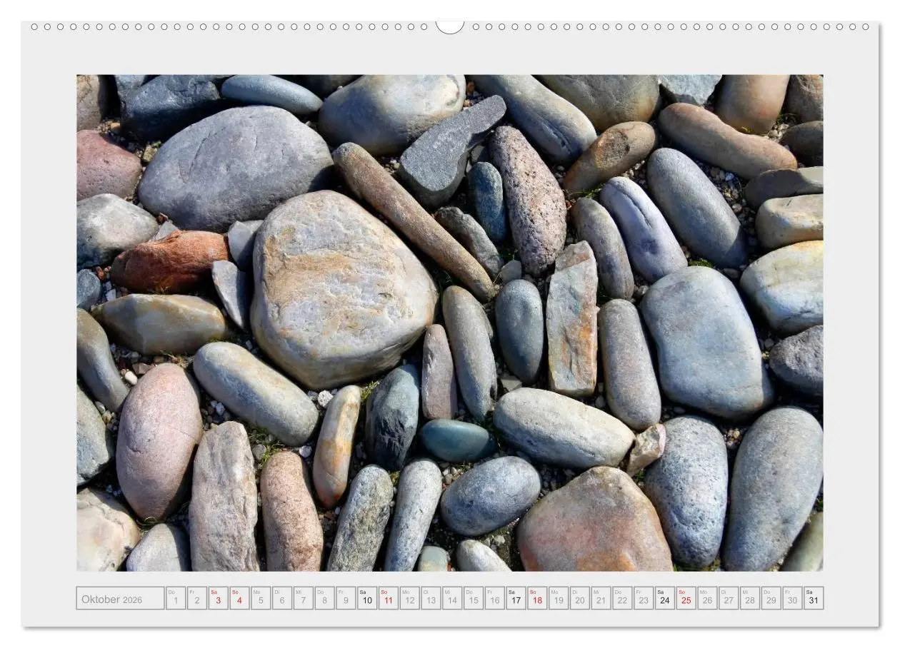 Bild: 9783516037562 | Die Kunst der Steine / 2026 (Wandkalender 2026 DIN A2 quer),...