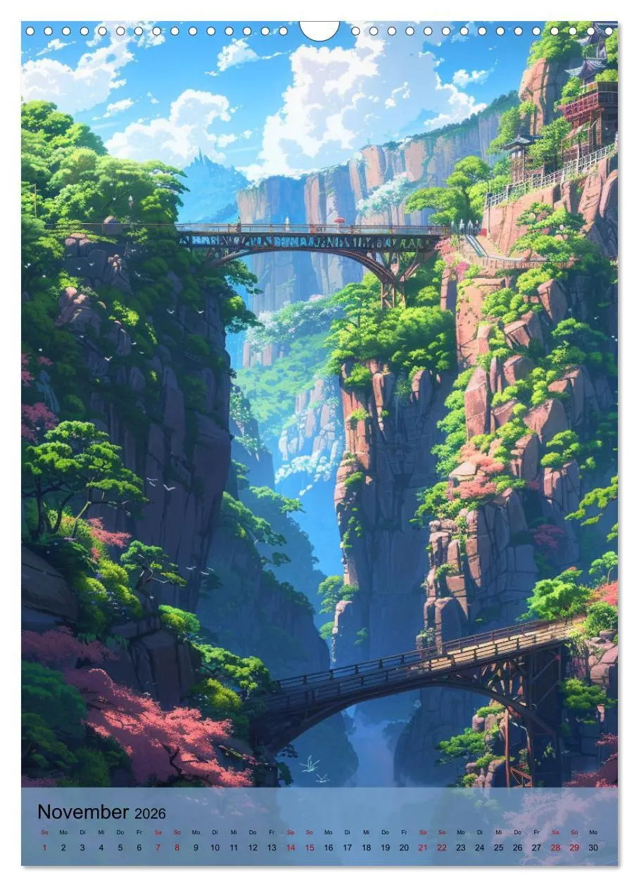 Bild: 9783516277562 | Immer wieder Anime (Wandkalender 2026 DIN A3 hoch), CALVENDO...