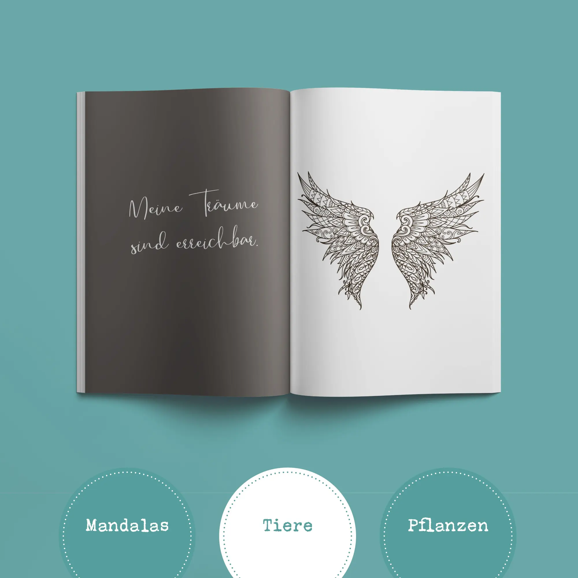 Bild: 9783690287562 | Wings of Freedom - Mandalabuch | Heisenberg Sophie | Taschenbuch