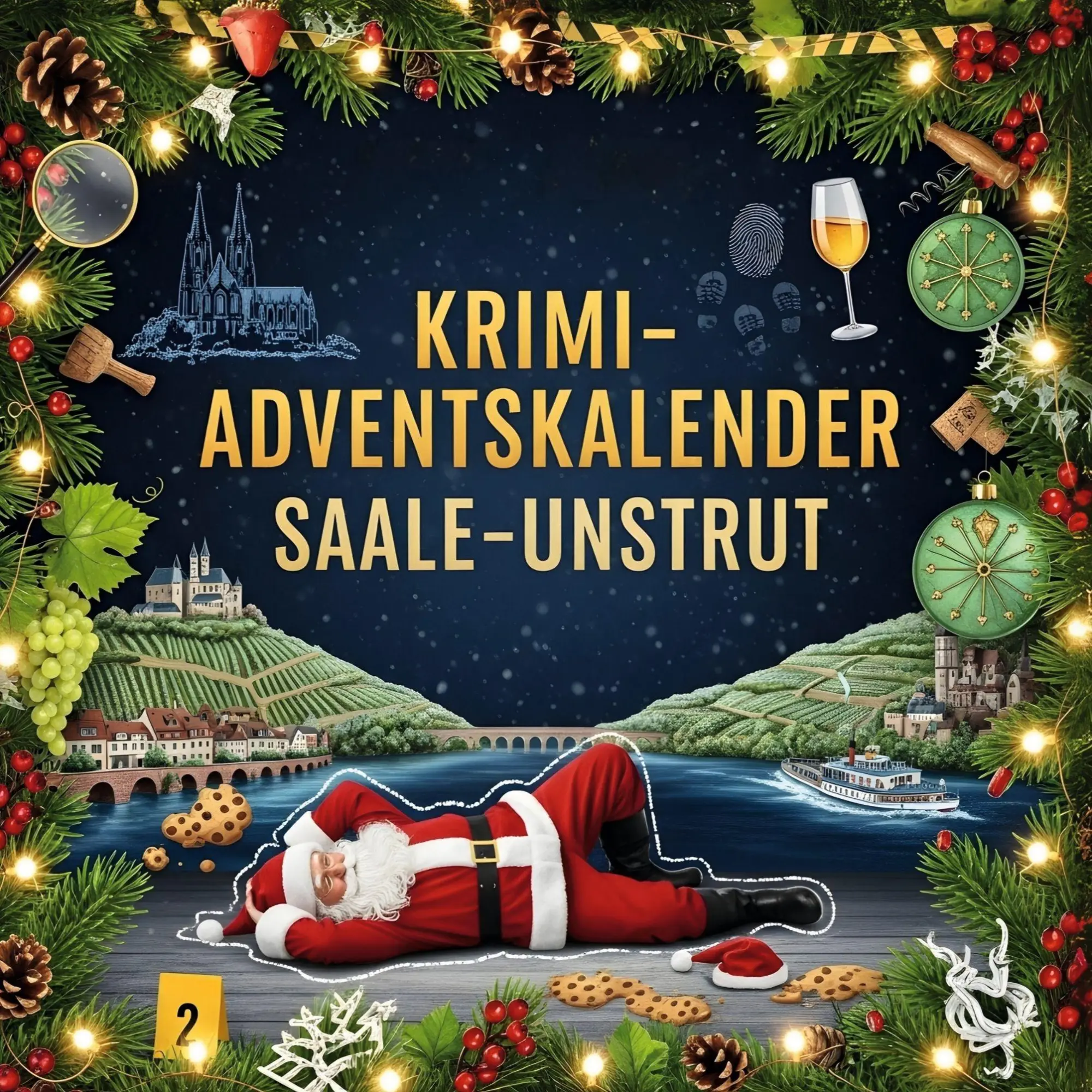 Cover: 9783695307562 | Der Krimi-Adventskalender Saale-Unstrut | Mordsverdächtig in 24 Akten