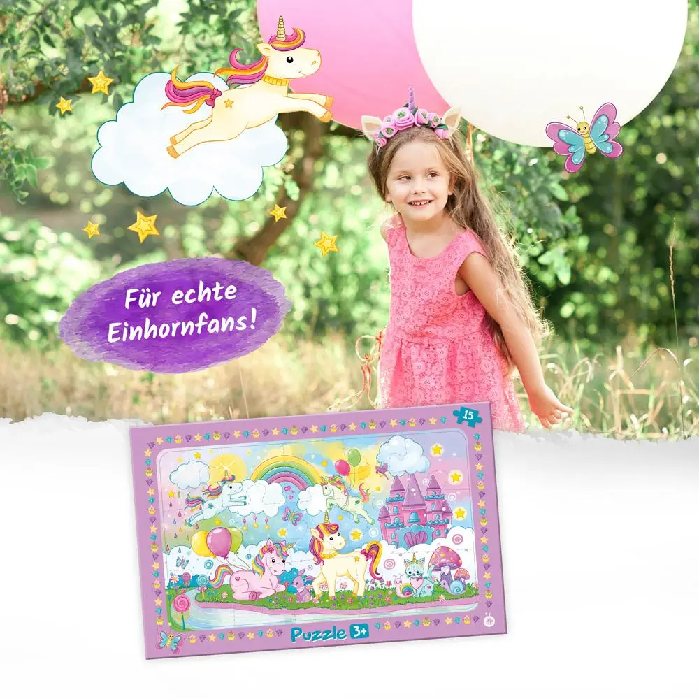 Bild: 4251901507662 | Trötsch Rahmenpuzzle Einhornwelt | Trötsch Verlag GmbH &amp; Co. KG | 2024