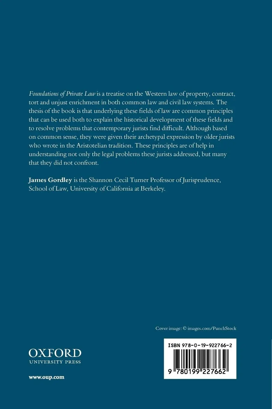 Rückseite: 9780199227662 | Foundations of Private Law | James Gordley (u. a.) | Taschenbuch