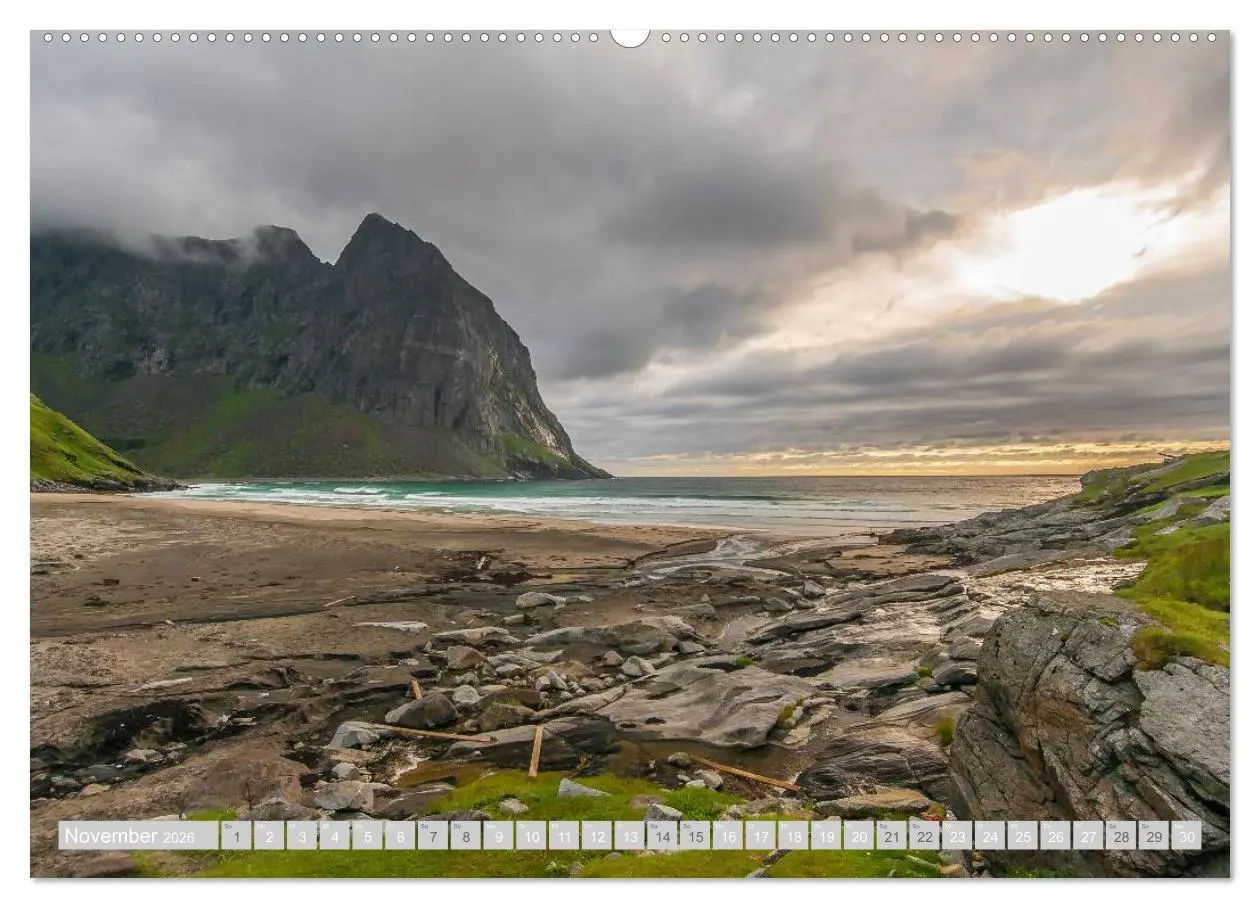 Bild: 9783516197662 | Norwegen (Wandkalender 2026 DIN A2 quer), CALVENDO Monatskalender