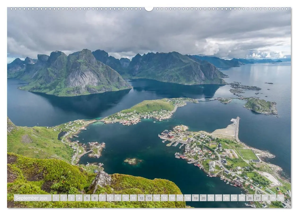 Bild: 9783516197662 | Norwegen (Wandkalender 2026 DIN A2 quer), CALVENDO Monatskalender