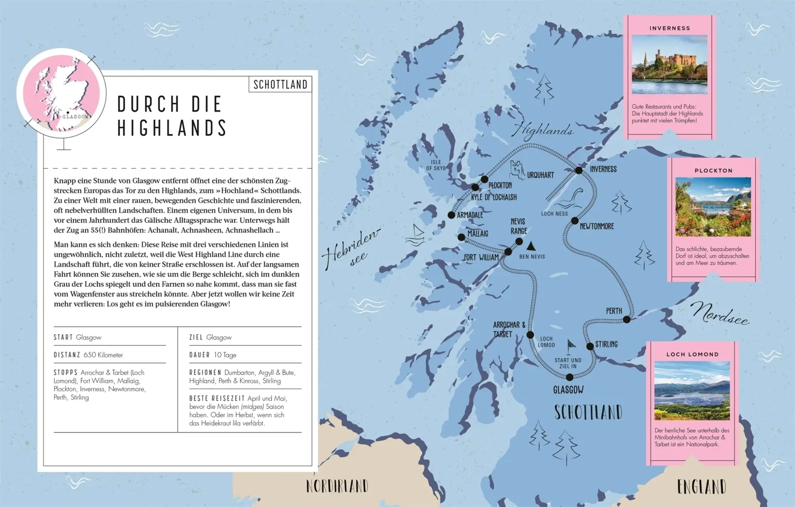 Bild: 9783734207662 | Urlaub mit dem Zug: Nördliches Europa | DK Verlag - Reise | Buch