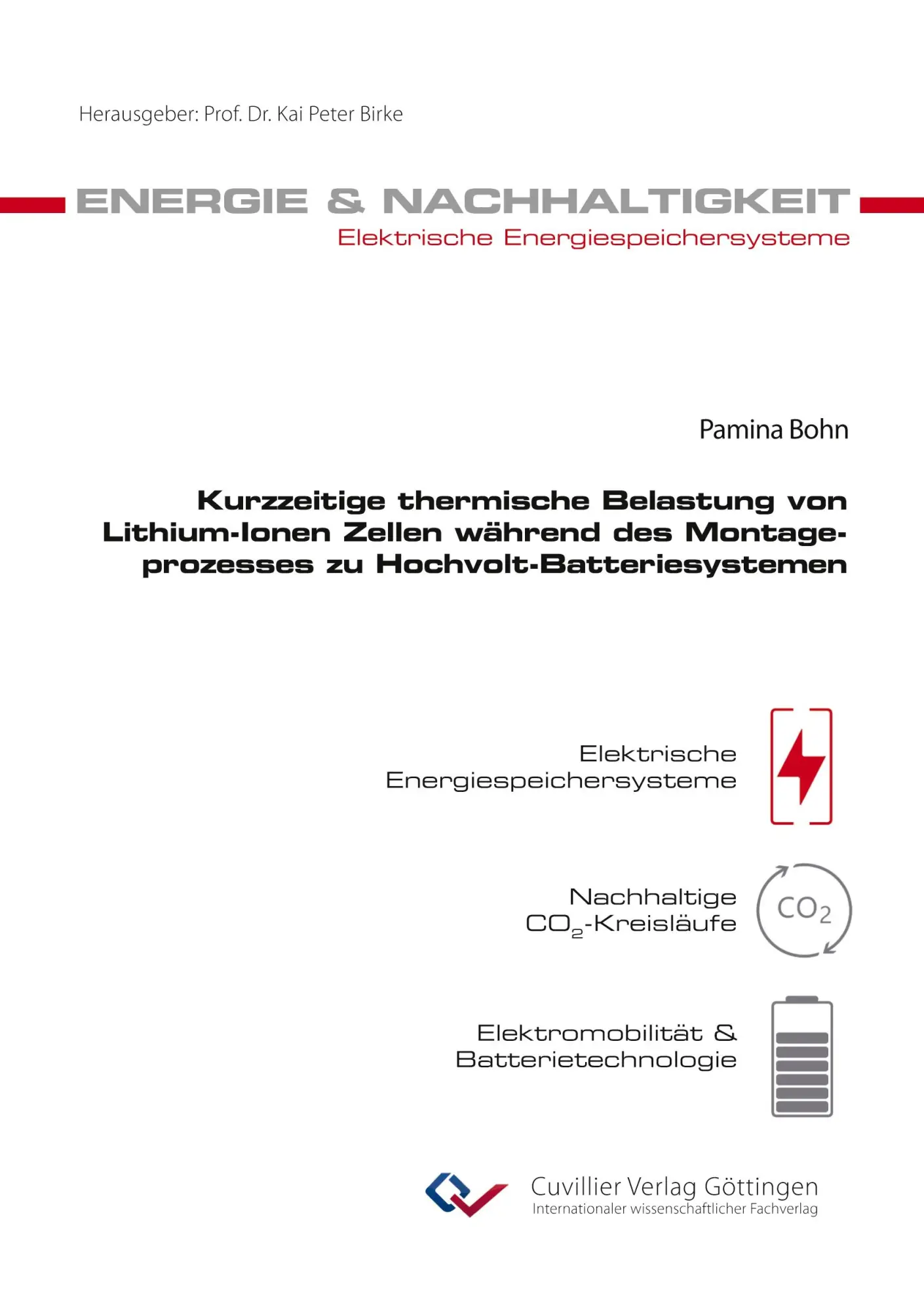 Cover: 9783736977662 | Kurzzeitige thermische Belastung von Lithium-Ionen Zellen während...