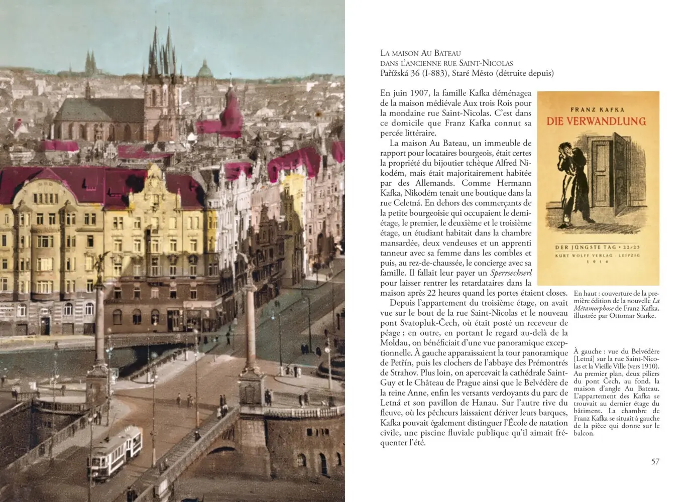 Bild: 9783899197662 | Franz Kafka | Une vie à Prague | Harald Salfellner | Taschenbuch