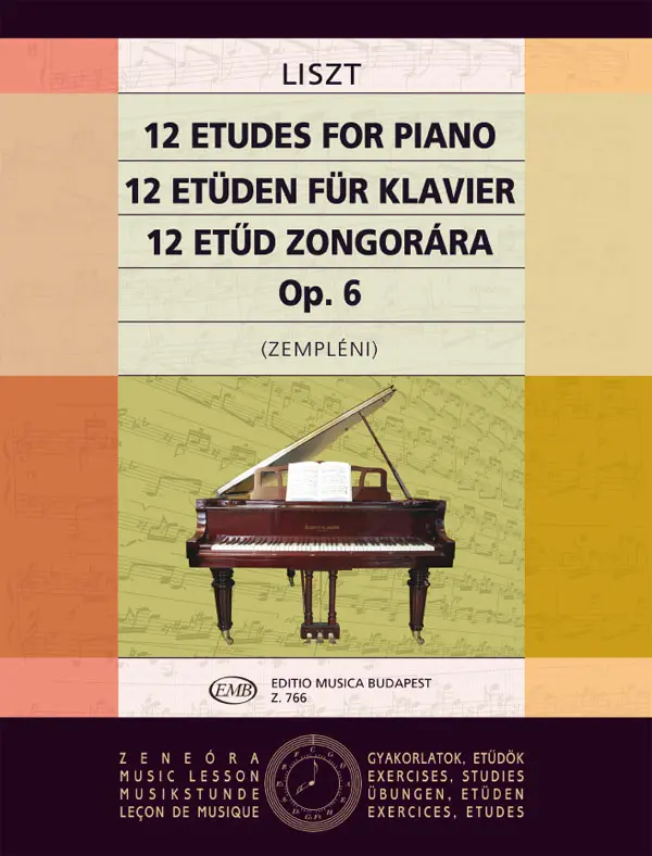 12 Etüden op.6 für Klavier