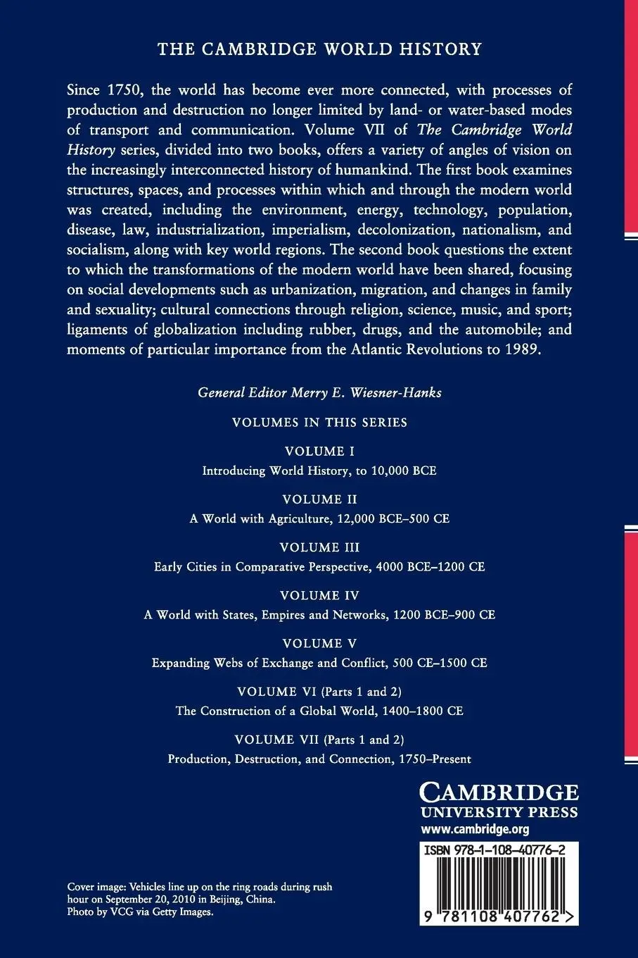 Rückseite: 9781108407762 | The Cambridge World History | J. R. Mcneill (u. a.) | Taschenbuch