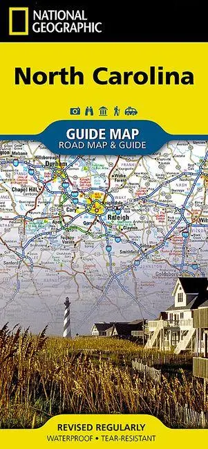 Cover: 9781566957762 | North Carolina Map | National Geographic Maps | (Land-)Karte | 2026