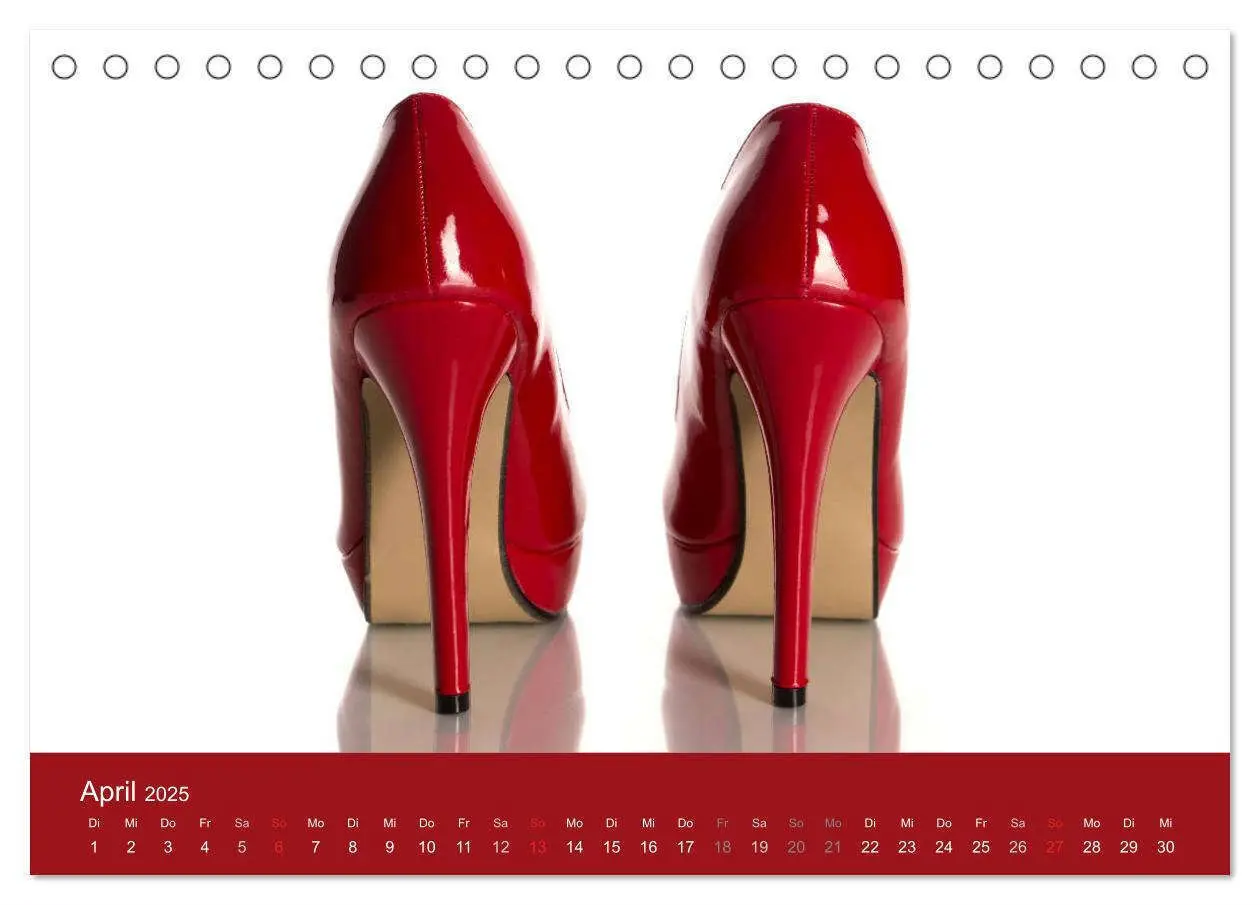 Bild: 9783435457762 | Farbenfrohe High Heels (Tischkalender 2025 DIN A5 quer), CALVENDO...