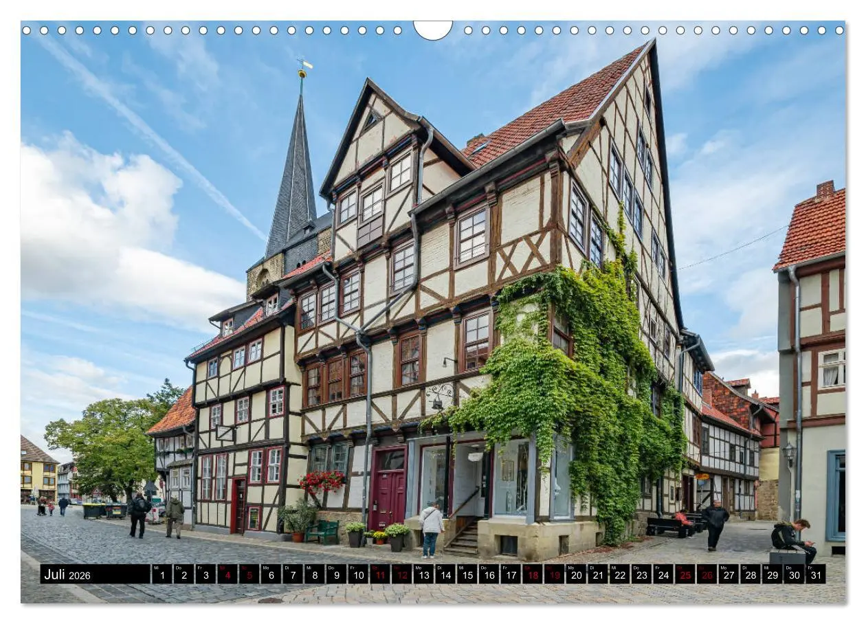 Bild: 9783457787762 | Fachwerkstadt Quedlinburg (Wandkalender 2026 DIN A3 quer), CALVENDO...