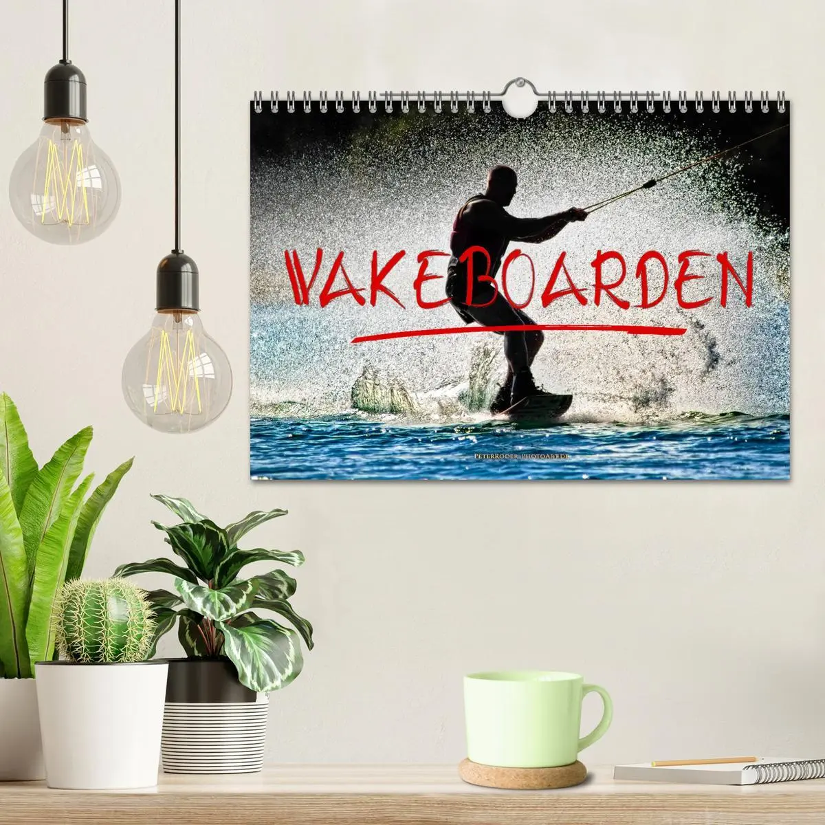 Bild: 9783457857762 | Wakeboarden (Wandkalender 2026 DIN A4 quer), CALVENDO Monatskalender