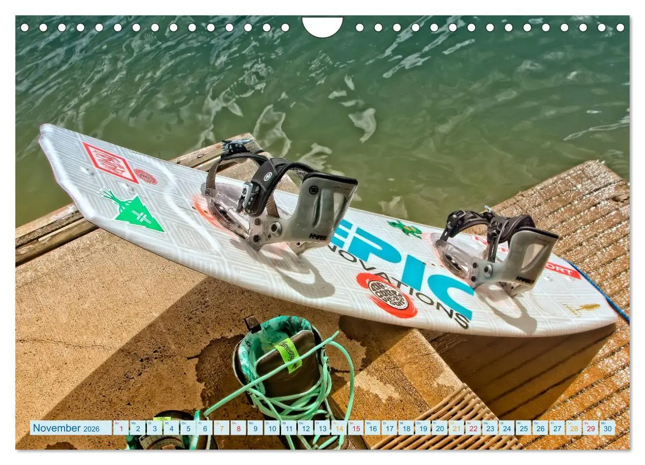 Bild: 9783457857762 | Wakeboarden (Wandkalender 2026 DIN A4 quer), CALVENDO Monatskalender
