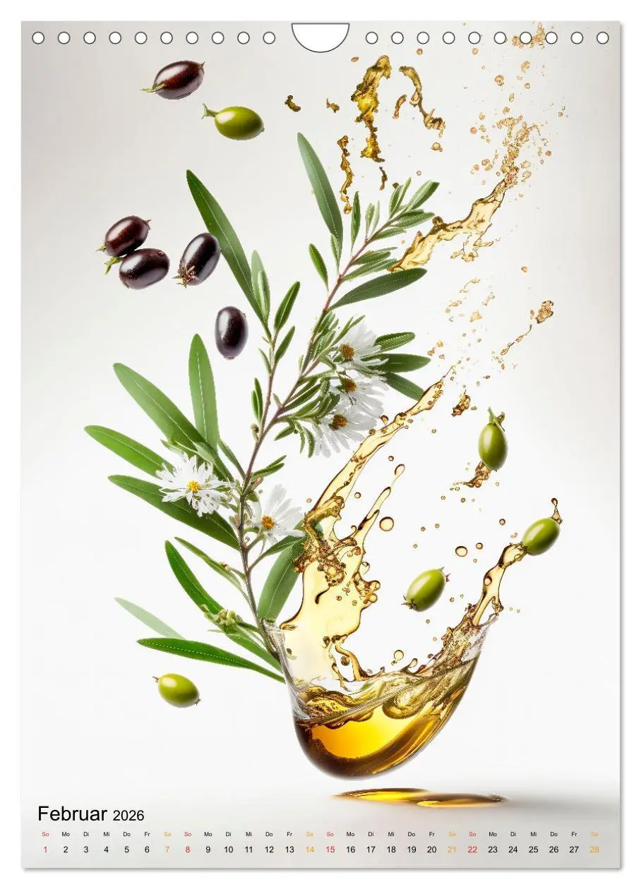 Bild: 9783516327762 | Olivenöl lecker und gesund (Wandkalender 2026 DIN A4 hoch),...