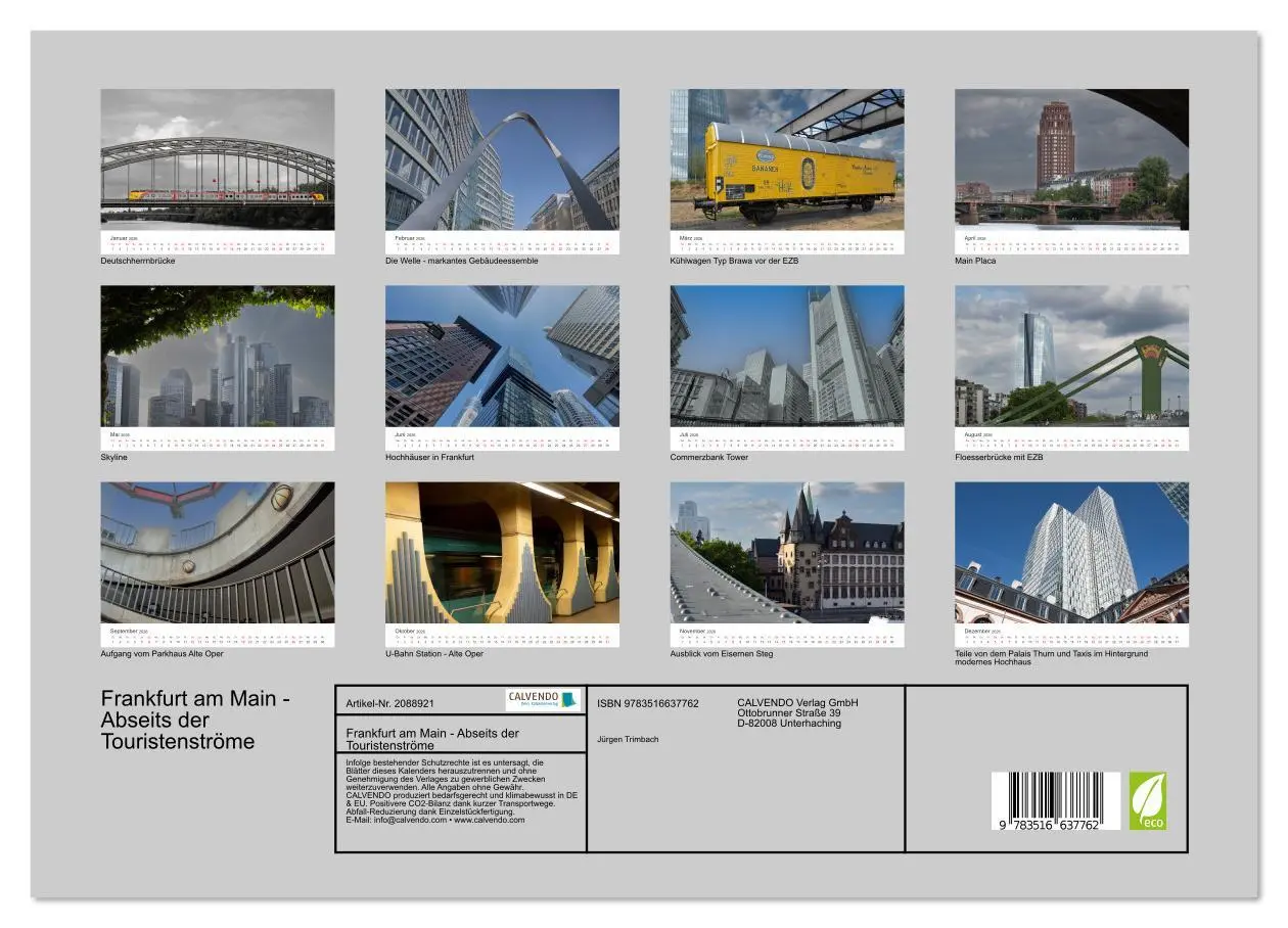 Bild: 9783516637762 | Frankfurt am Main - Abseits der Touristenströme (hochwertiger...