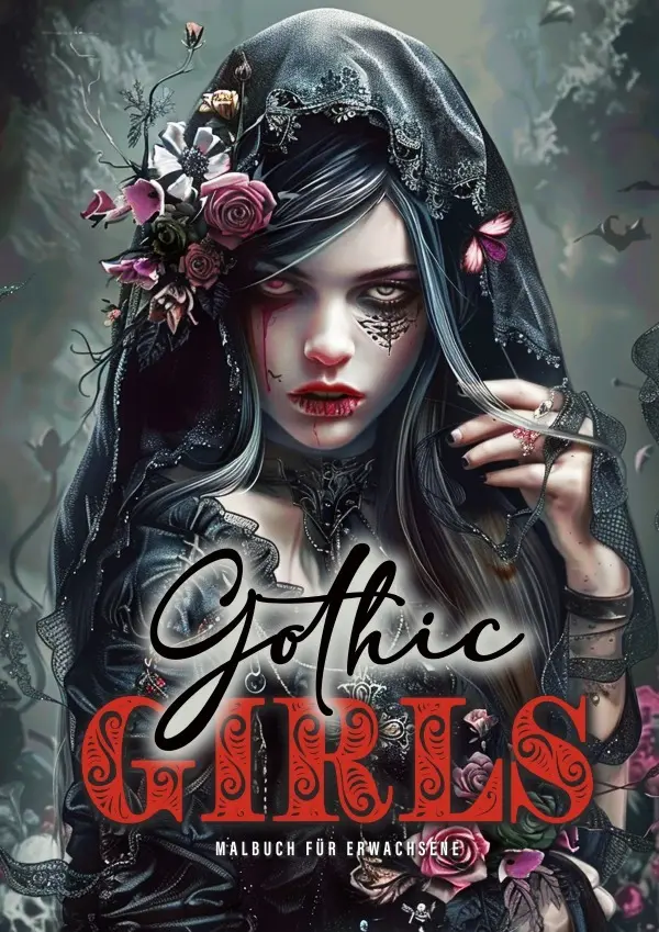 Cover: 9783759807762 | Gothic Girls Malbuch für Ewachsene | Monsoon Publishing (u. a.) | Buch