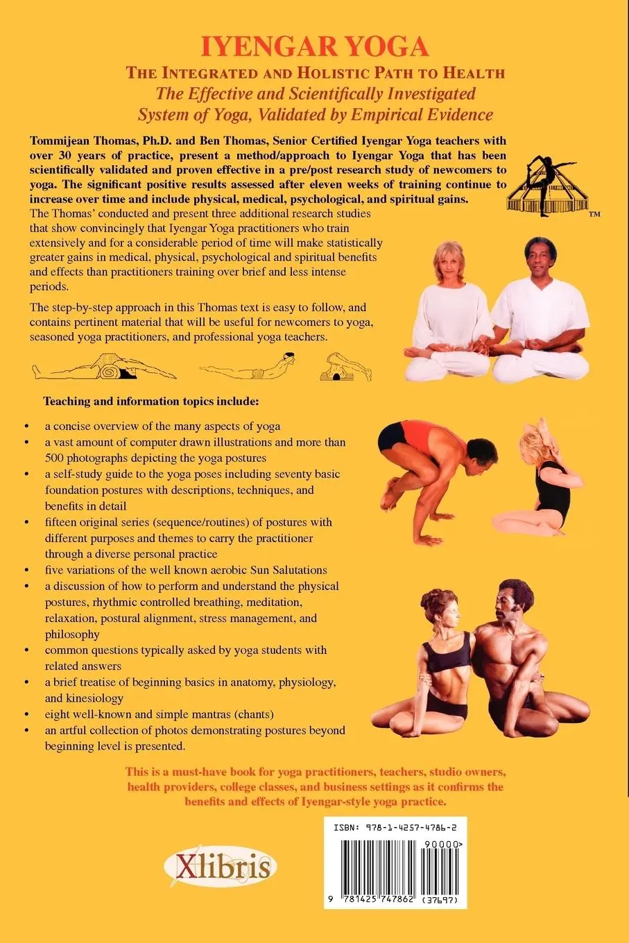 Rückseite: 9781425747862 | Iyengar Yoga the Integrated and Holistic Path to Health | Taschenbuch