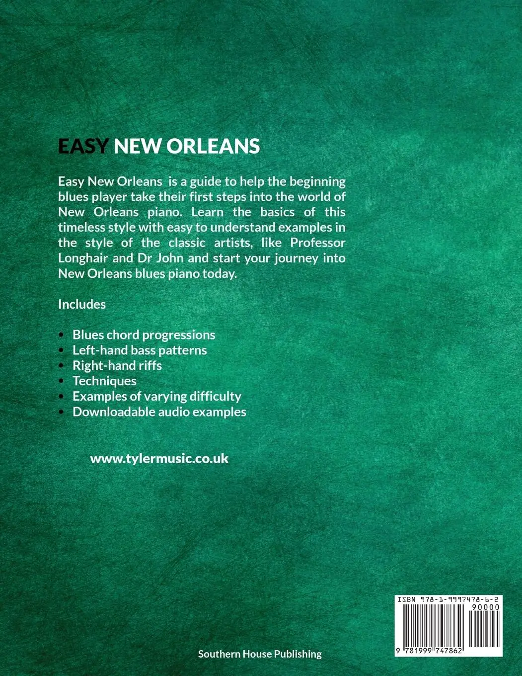 Rückseite: 9781999747862 | Easy New Orleans | For Beginners | S J Tyler | Taschenbuch | Englisch