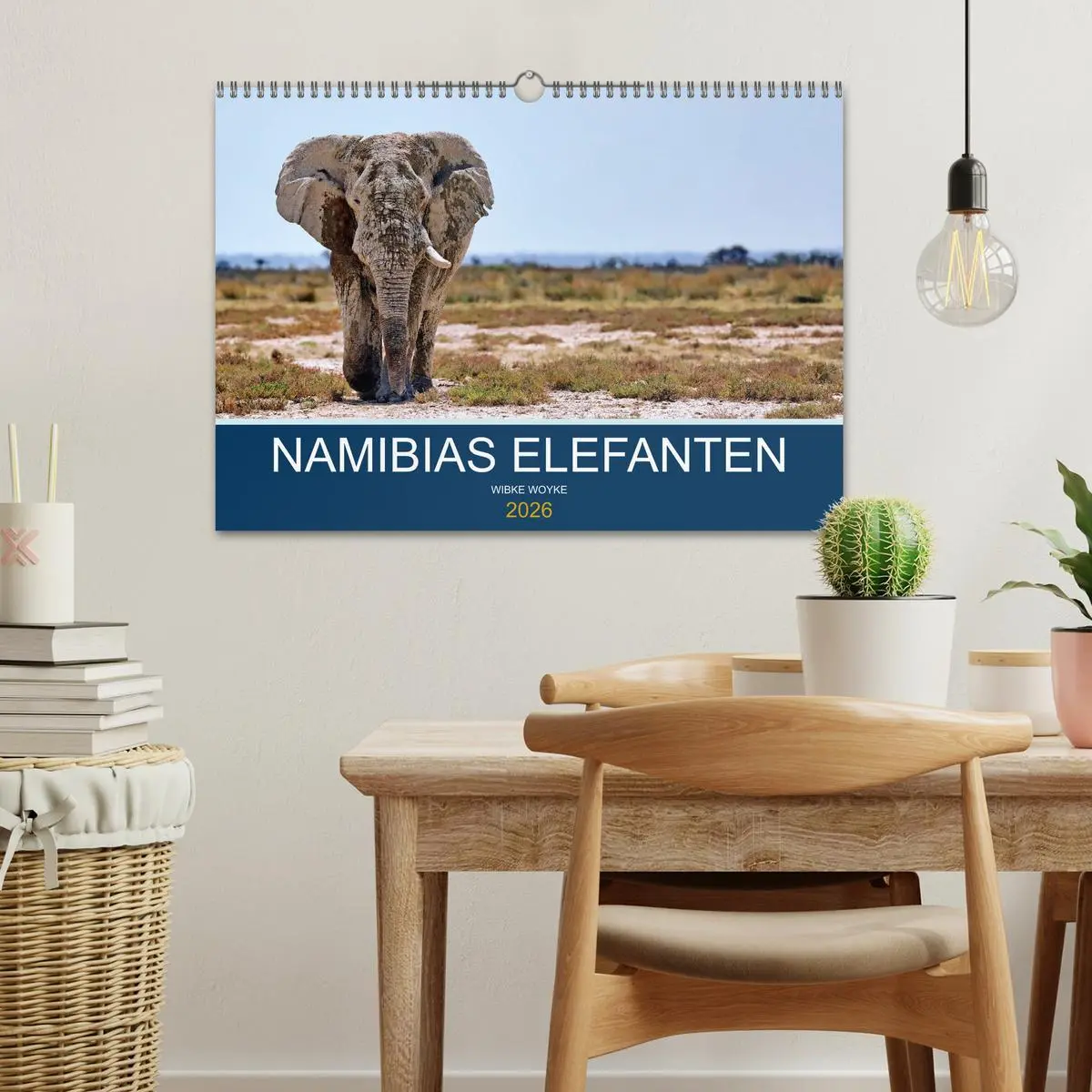 Bild: 9783457777862 | Namibias Elefanten (Wandkalender 2026 DIN A3 quer), CALVENDO...