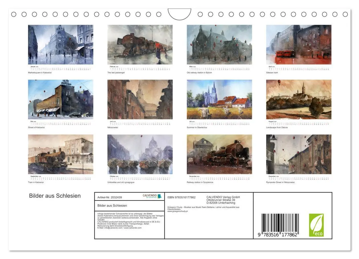 Bild: 9783516177862 | Bilder aus Schlesien (Wandkalender 2026 DIN A4 quer), CALVENDO...