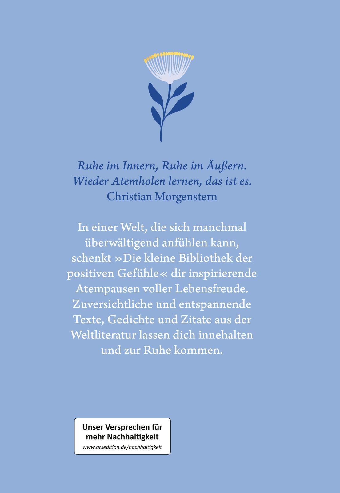 Rückseite: 9783845857862 | Die kleine Bibliothek der positiven Gefühle: Gelassenheit | Buch