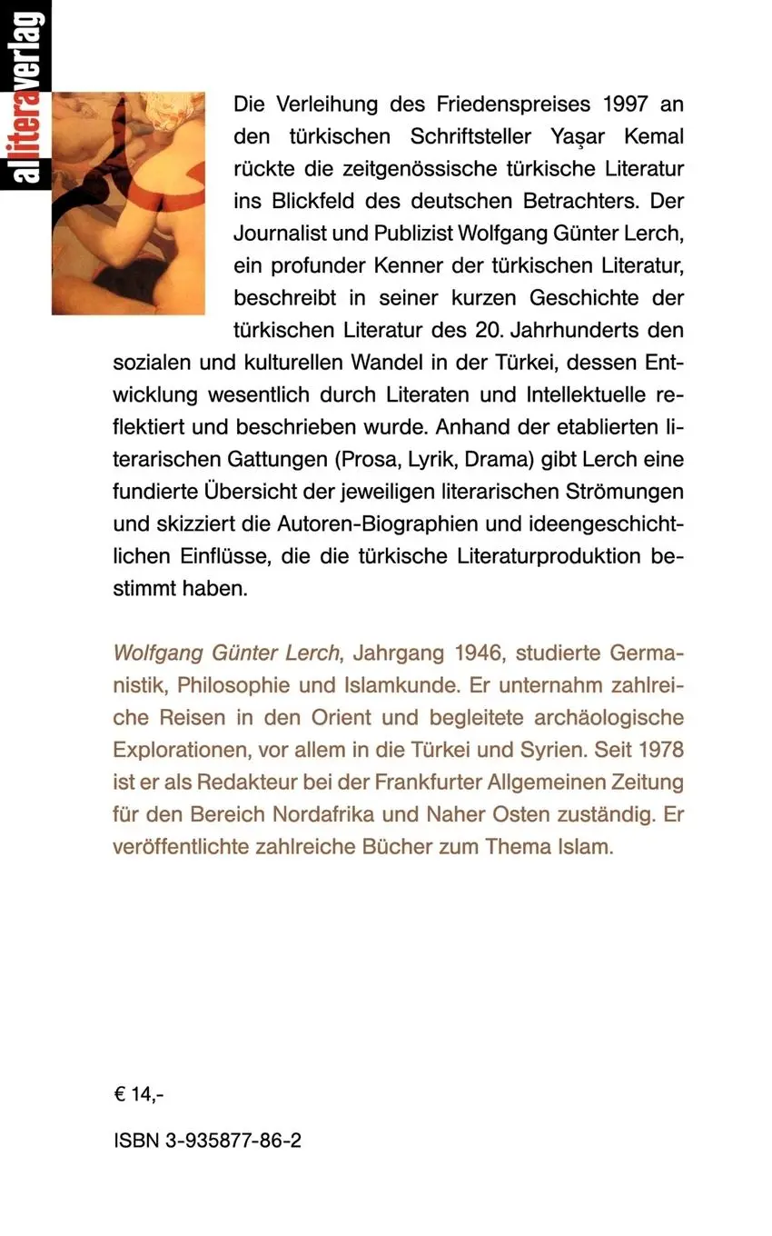 Rückseite: 9783935877862 | Die Laute Osmans | Türkische Literatur im 20. Jahrhundert | Lerch
