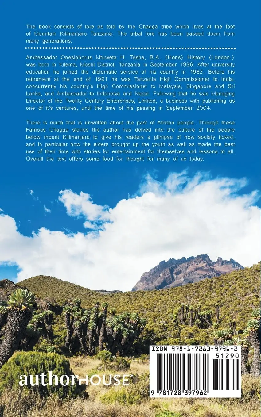 Rückseite: 9781728397962 | Famous Tales from the Chagga Tribe of Kilimanjaro-Tanzania | Buch